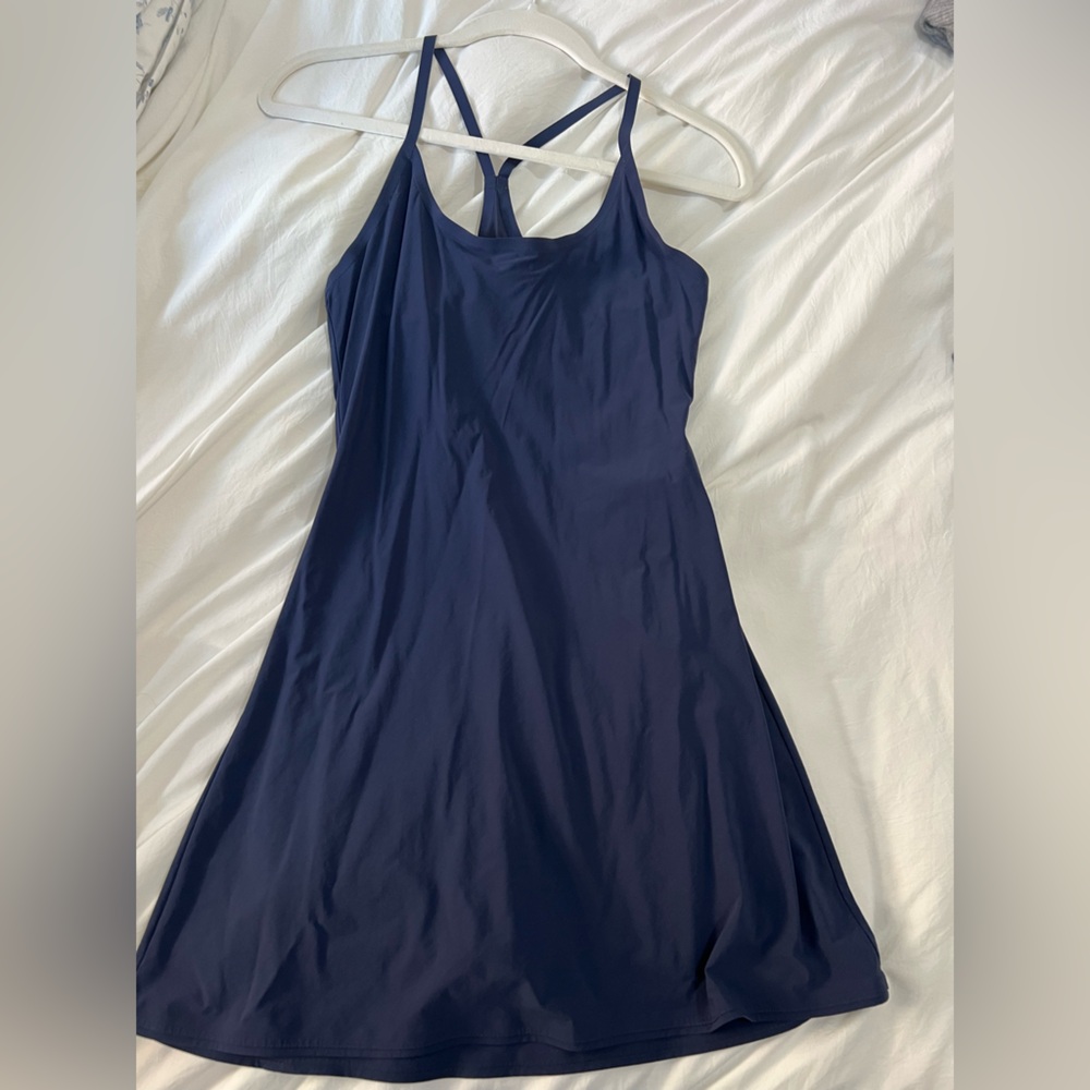 Outdoor voices navy exercise/workout dress
